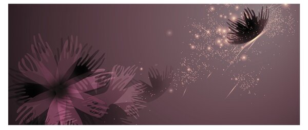 A pillangó virágának képe (120x50 cm)