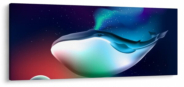 Kép - Űrbálna (120x50 cm)