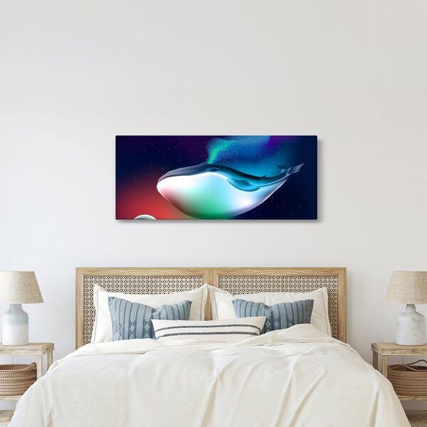 Kép - Űrbálna (120x50 cm)