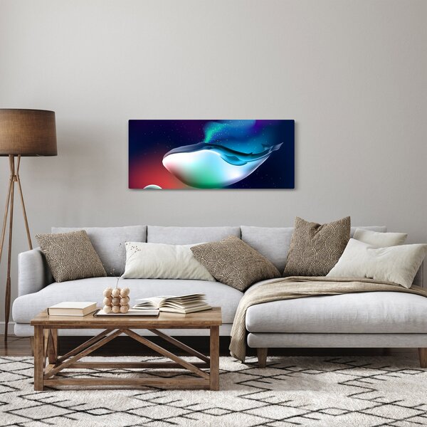 Kép - Űrbálna (120x50 cm)
