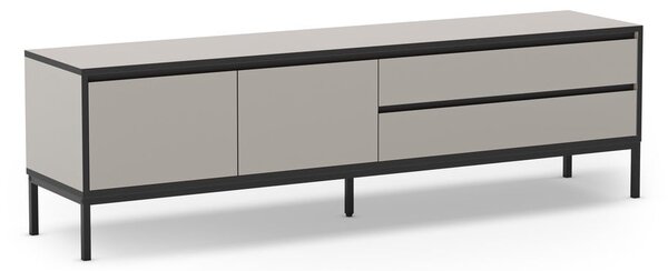Szürke-bézs TV-állvány 180x55 cm Lorenza – Marckeric