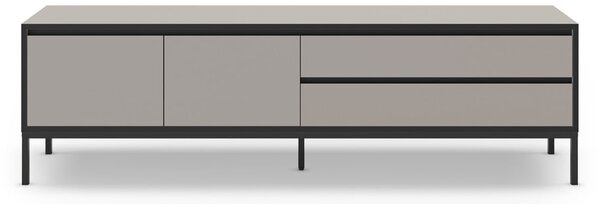 Szürke-bézs TV-állvány 180x55 cm Lorenza – Marckeric