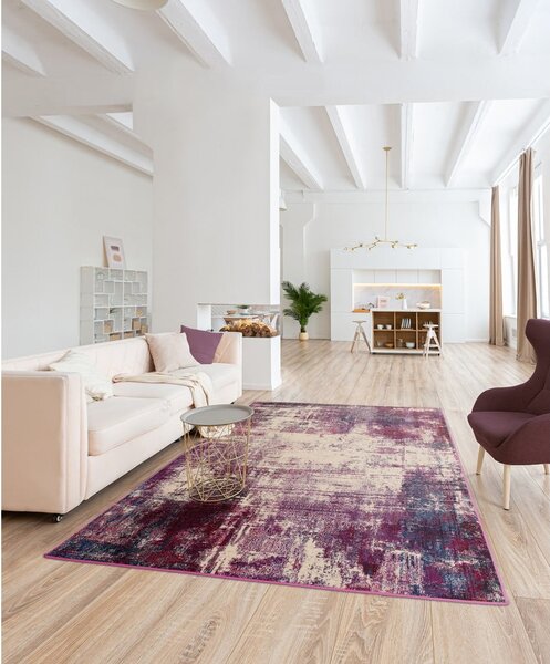 Lila szőnyeg 120x170 cm Colores cloud – Asiatic Carpets