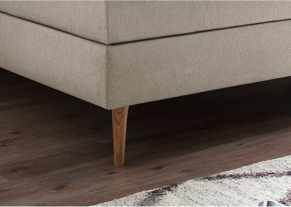 Bézs boxspring ágy 160x200 cm Massello – Meise Möbel