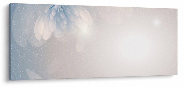 Kép - havas virágok (120x50 cm)