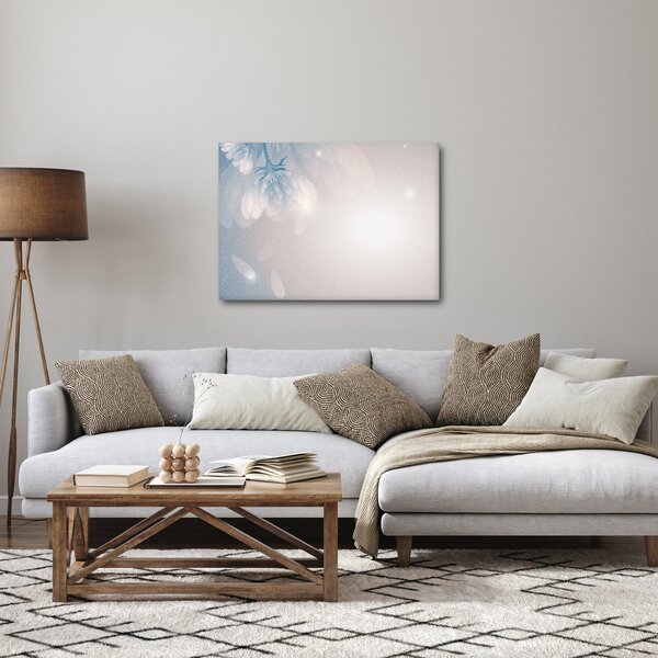 Kép - havas virágok (70x50 cm)