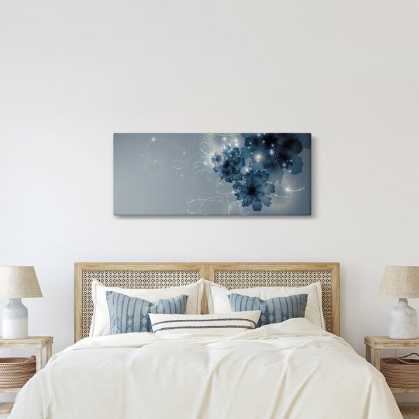 Kép - Gyengéd virágok (120x50 cm)