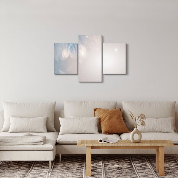 Kép - havas virágok (90x60 cm)