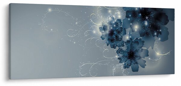 Kép - Gyengéd virágok (120x50 cm)