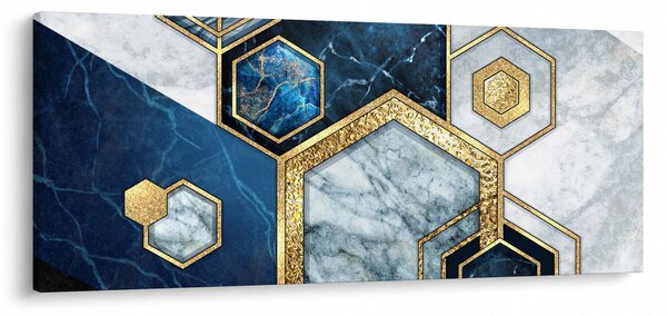 Kép - Márvány hatszögek (120x50 cm)