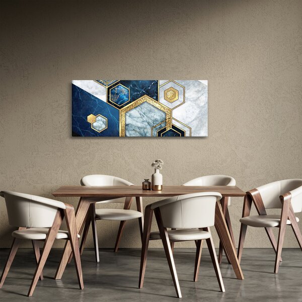 Kép - Márvány hatszögek (120x50 cm)