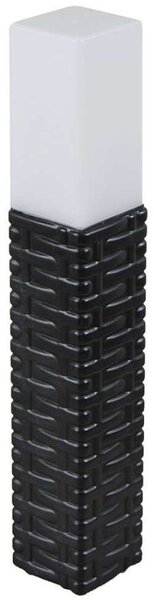 Polifach LED-es kerti Napelemes Lámpa 27,5cm (P-302) - fekete