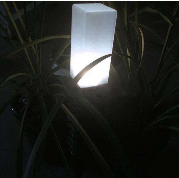 Polifach LED-es kerti Napelemes Lámpa 27,5cm (P-302) - fekete