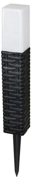 Polifach LED-es kerti Napelemes Lámpa 27,5cm (P-302) - fekete