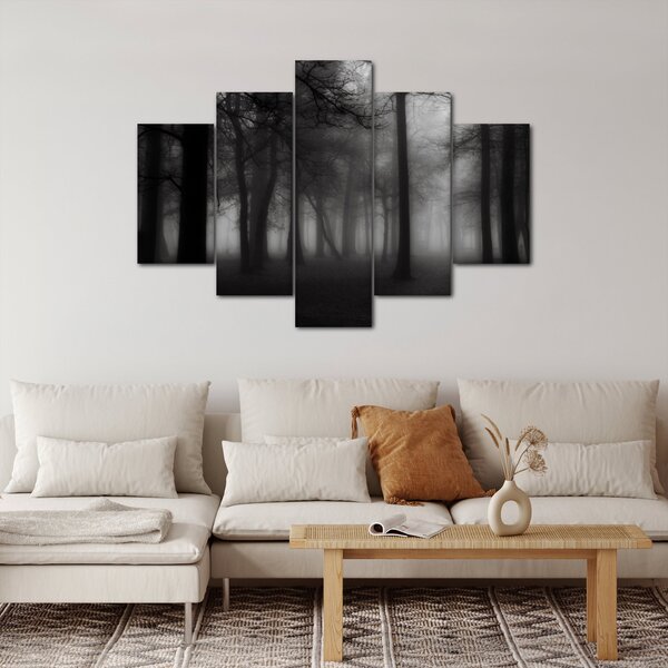 Kép - erdő a ködben (150x105 cm)