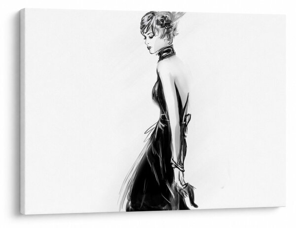 Kép - divat illusztrációk (70x50 cm)