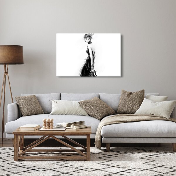 Kép - divat illusztrációk (90x60 cm)