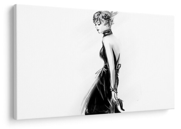 Kép - divat illusztrációk (90x60 cm)