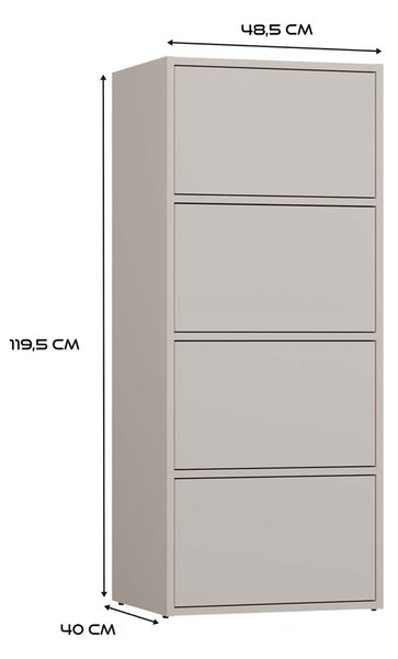 Szekrény Afoctera 1 (kasmír)