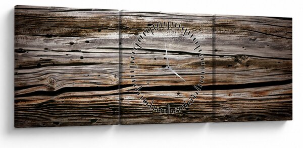 Kép - fűrészáru (órával) (90x30 cm)