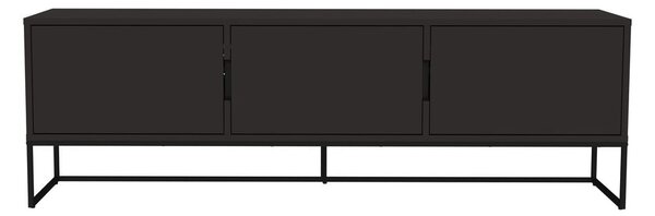 Lipp fekete TV-állvány 3 ajtóval, 176 x 57 cm - Tenzo
