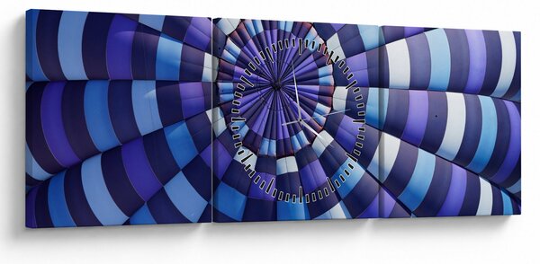 Egy kép a repülő léggömb szerkezetéről (órával) (90x30 cm)