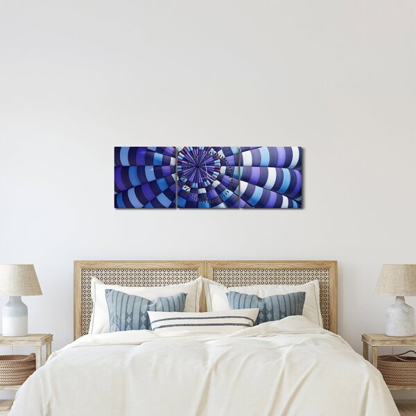 Egy kép a repülő léggömb szerkezetéről (órával) (90x30 cm)