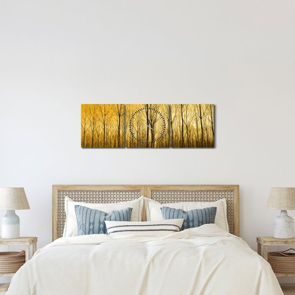 Kép - Faültetvény (órával) (90x30 cm)