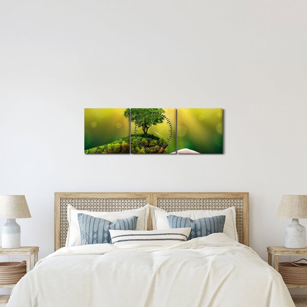 Kép - anyaország (órával) (90x30 cm)