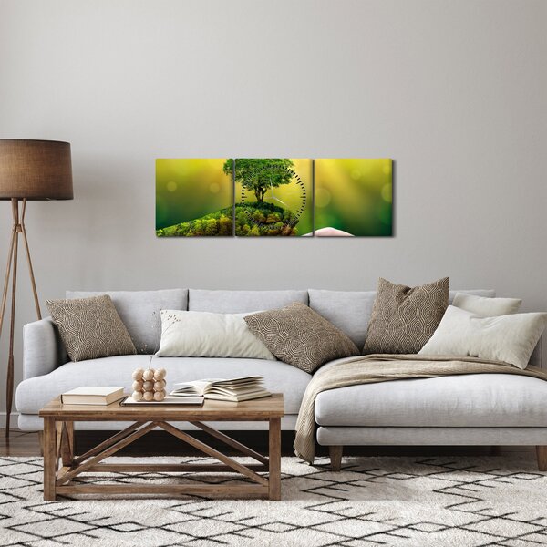 Kép - anyaország (órával) (90x30 cm)