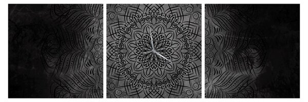 Kép - Misztikus mandala (órával) (90x30 cm)