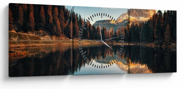 Kép - alpesi, olaszország, dolomitok, Antorno (órával) (90x30 cm)