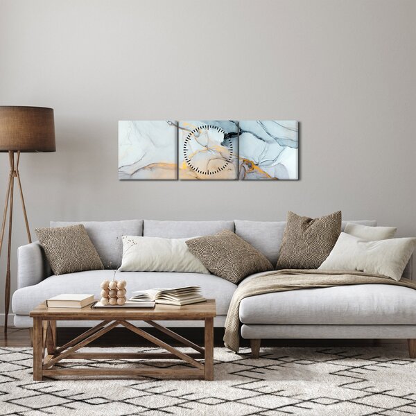 Kép - Márvány (órával) (90x30 cm)