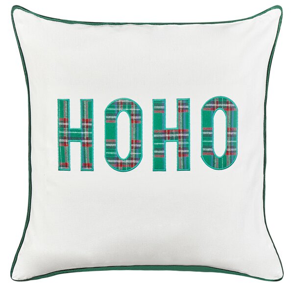 2 db díszpárna JOYCANDY Pamut 45 x 45 cm Fehér Karácsonyi minta