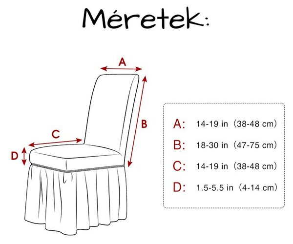 SzékSzoknya (seersucker, fekete)