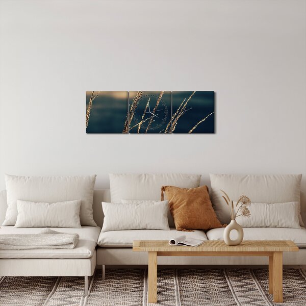A füvek képe (órával) (90x30 cm)
