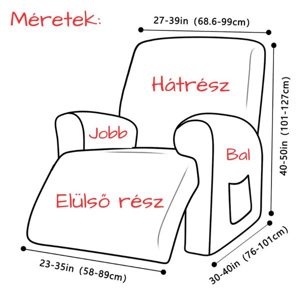 Masszázsfotel Huzat (enyhén vízlepergető, 1 üléses, világosszürke)