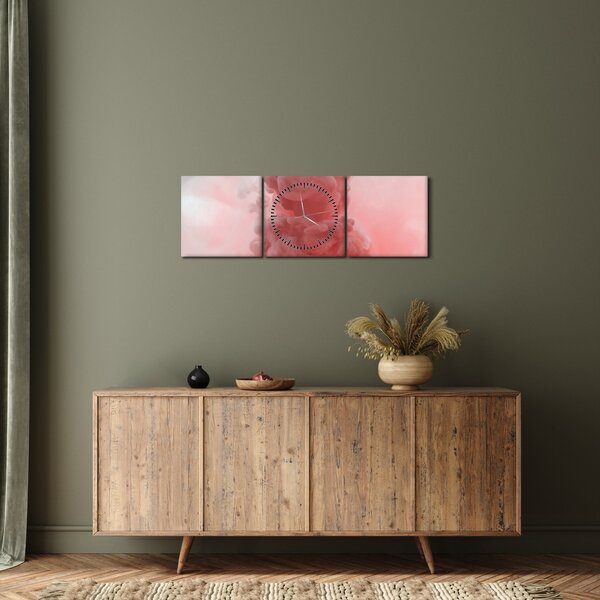 A vörös füst képe (órával) (90x30 cm)