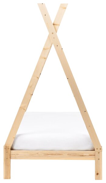 Gyerekágy Tipi Fenyő DEVAY 90 x 200 cm Világosbarna