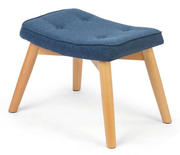 Sofotel Lábzsámoly Norse fotelhez, szövet, 52x38x36,5cm - Kék