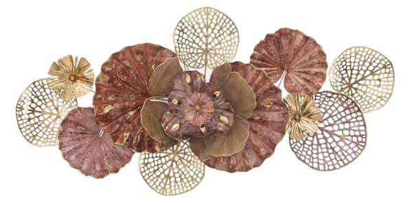 Flowery fali fémdekoráció, 118 x 58 cm - Mauro Ferretti