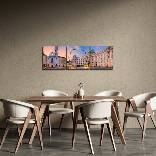 Kép - Austria, Vienna (órával) (90x30 cm)