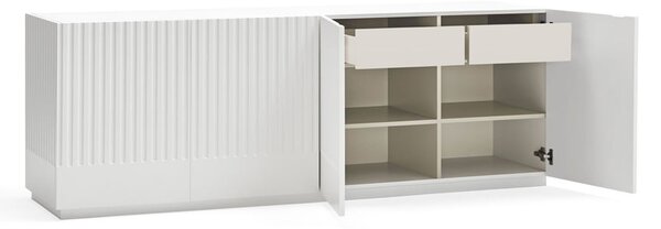 Doric fehér tálalószekrény, szélesség 200 cm - Teulat