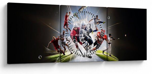 Kép - Sportolók (órával) (90x30 cm)