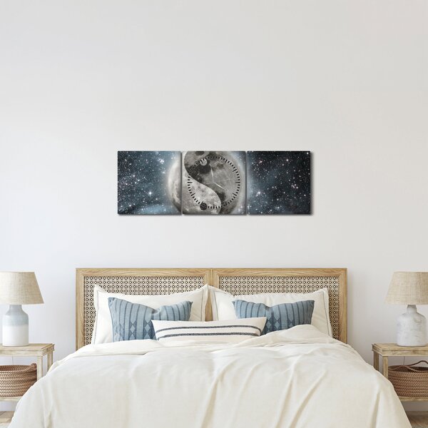 Kép - Kozmikus egyensúly (órával) (90x30 cm)