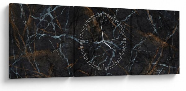 Kép - Fekete márvány (órával) (90x30 cm)