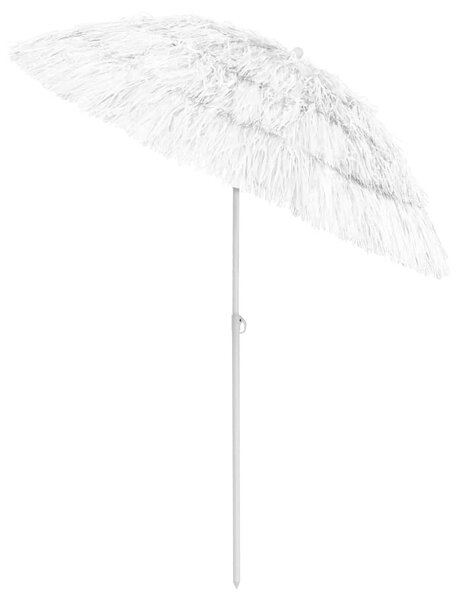 Fehér hawaii stílusú strandnapernyő 180 cm