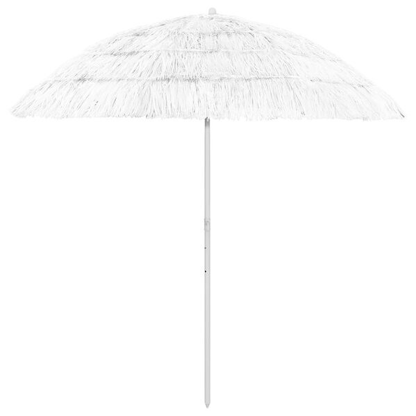 Fehér hawaii stílusú strandnapernyő 240 cm