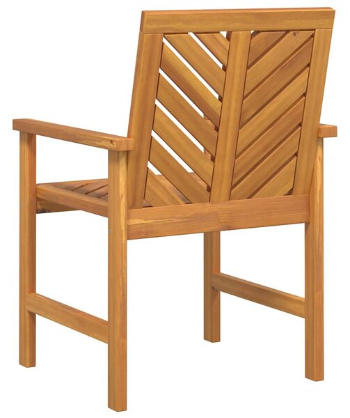 Étkezőszék 8 pcs Természetes 62,5 x 59 x 89 cm Tömör Akácfa