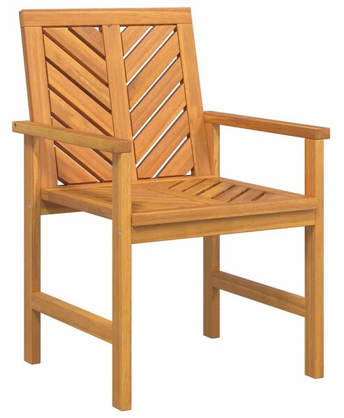 Étkezőszék 8 pcs Természetes 62,5 x 59 x 89 cm Tömör Akácfa